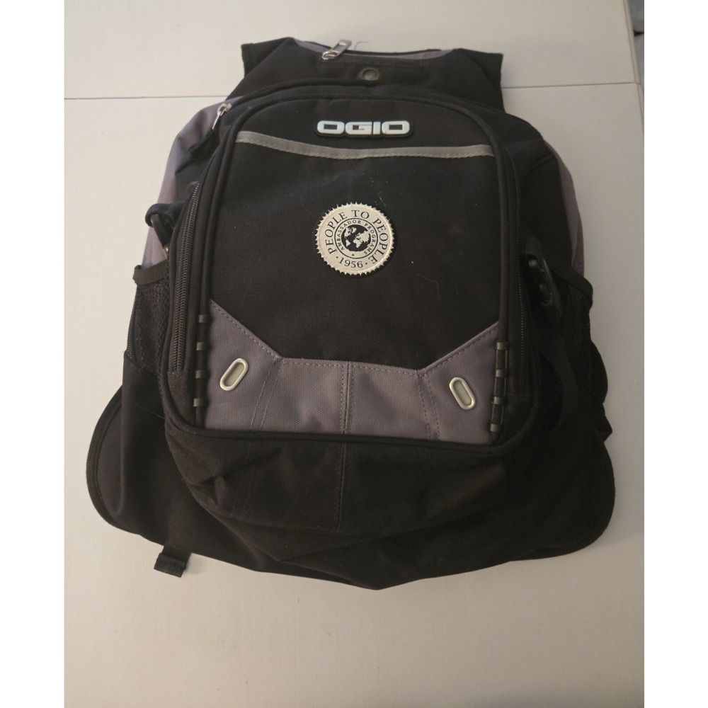 OGIO Street Metro Backpack Tech Bag Black People to People 1956 Laptop Organizer